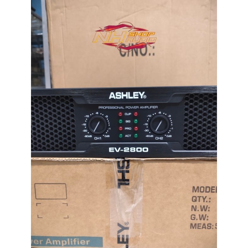 Power Ashley EV 2800 Original Amplifier EV2800 Class H Original Ashley Power Ev2800 Power Ev 2800 Po
