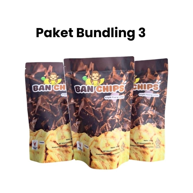 

BanChips - Paket Bundling 3 per 100gr