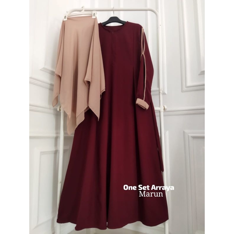 Gamis Set Arraya Tiffany Twill