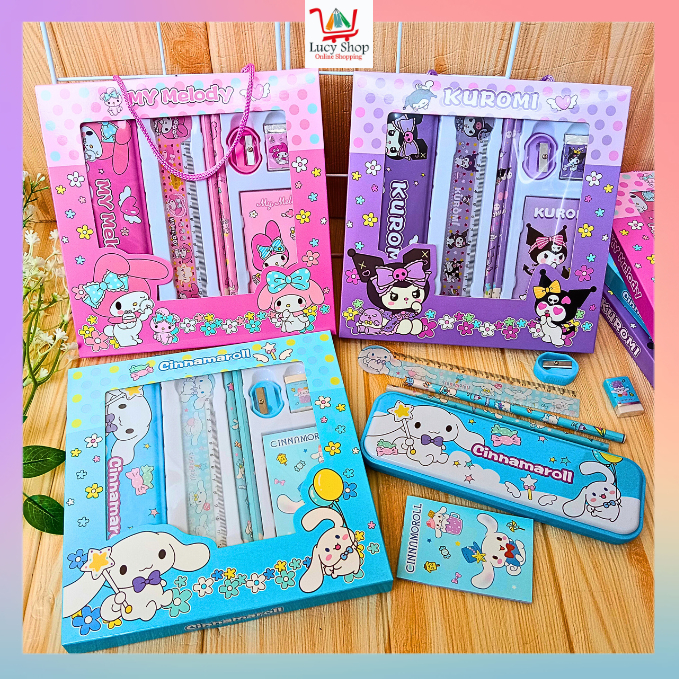 

Set Alat Tulis Anak 7 in 1 Motif Sanrio Perlengkapan Sekolah Stationary Set Lucu Suvenir Kado