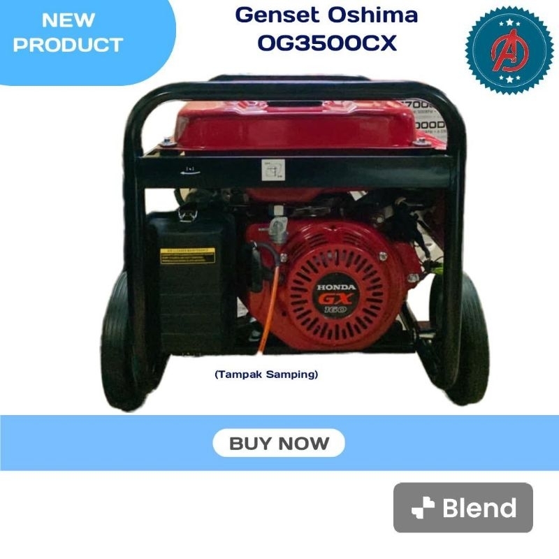 Mesin Genset Open Honda Oshima OG3500CX (2200 Watt 1 Phase)