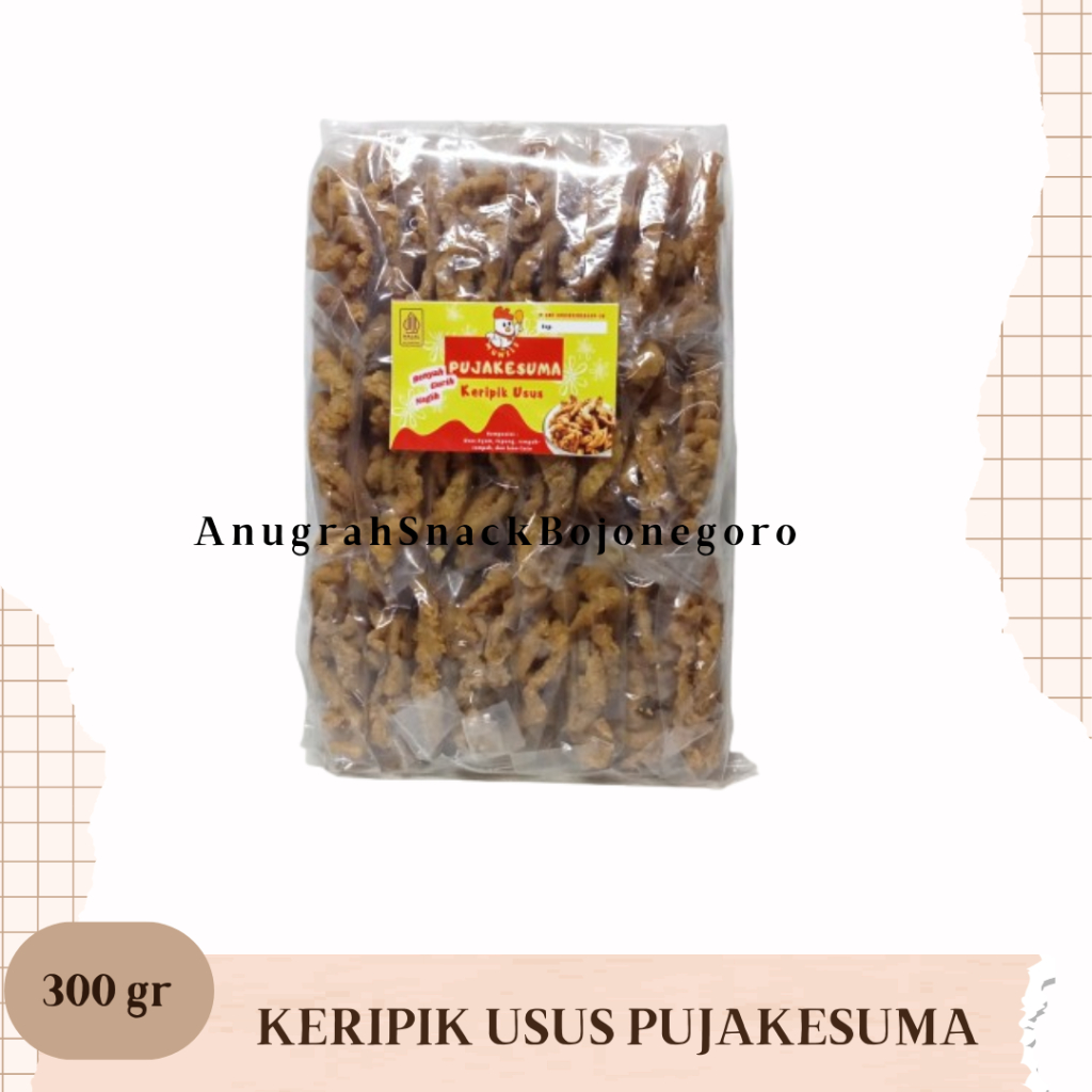 

Keripik Usus Pujakesuma 300gr (isi 24 pcs)