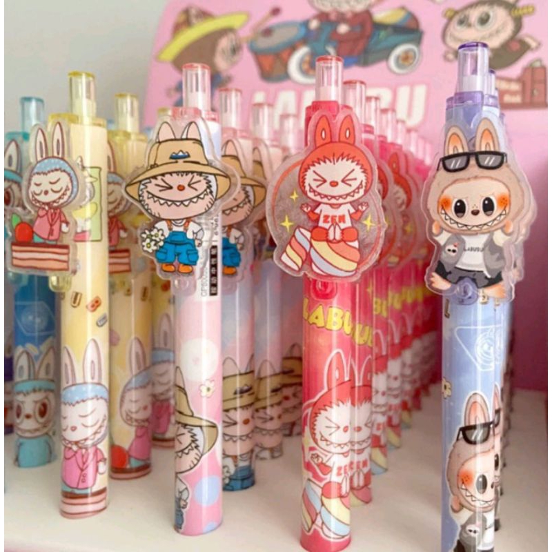 

Pulpen Cetek Labubu Pen Kuromi Pulpen Labubu Akrilik Aesthetic Stationery