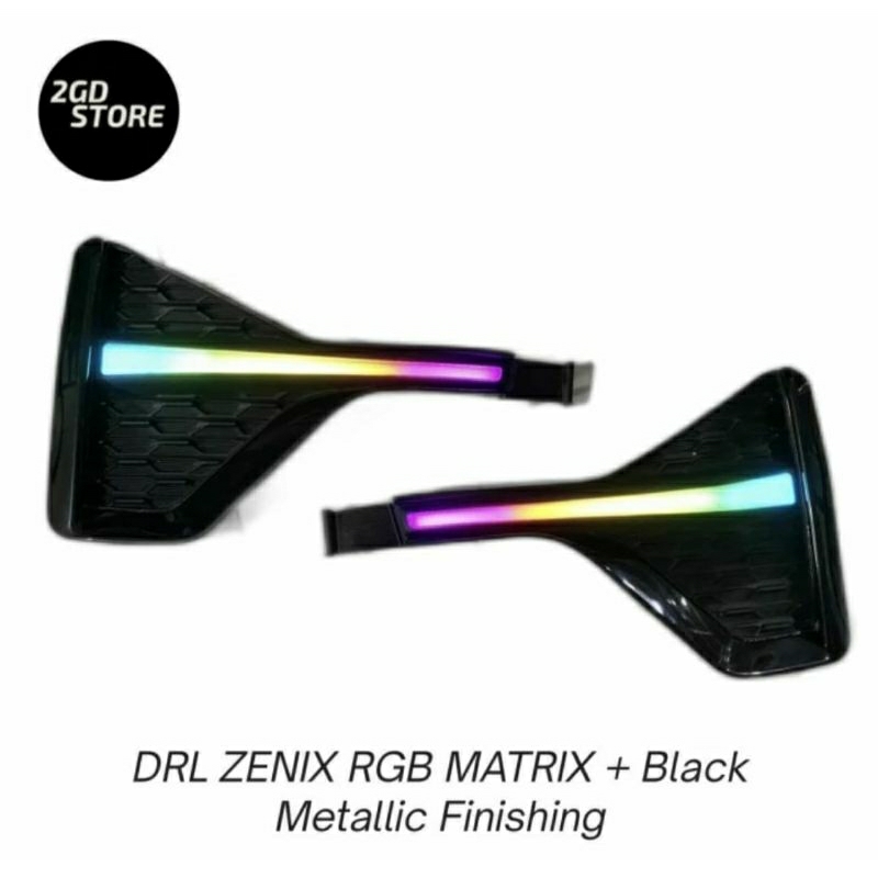 DRL ZENIX RGB MATRIX + Black Metallic Finishing