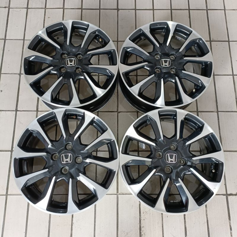 Velg Bekas Copotan Original Jazz RS R16 Lubang 4x100 Cocok Di Brio Sigra Yaris Calya Mobilio
