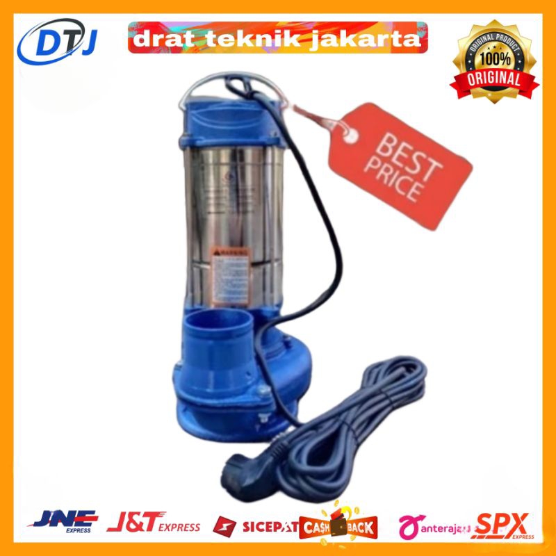 Mesin Pompa Air Pompa Celup Air Kotor 2.5" Submersible Pump 2.5 inci