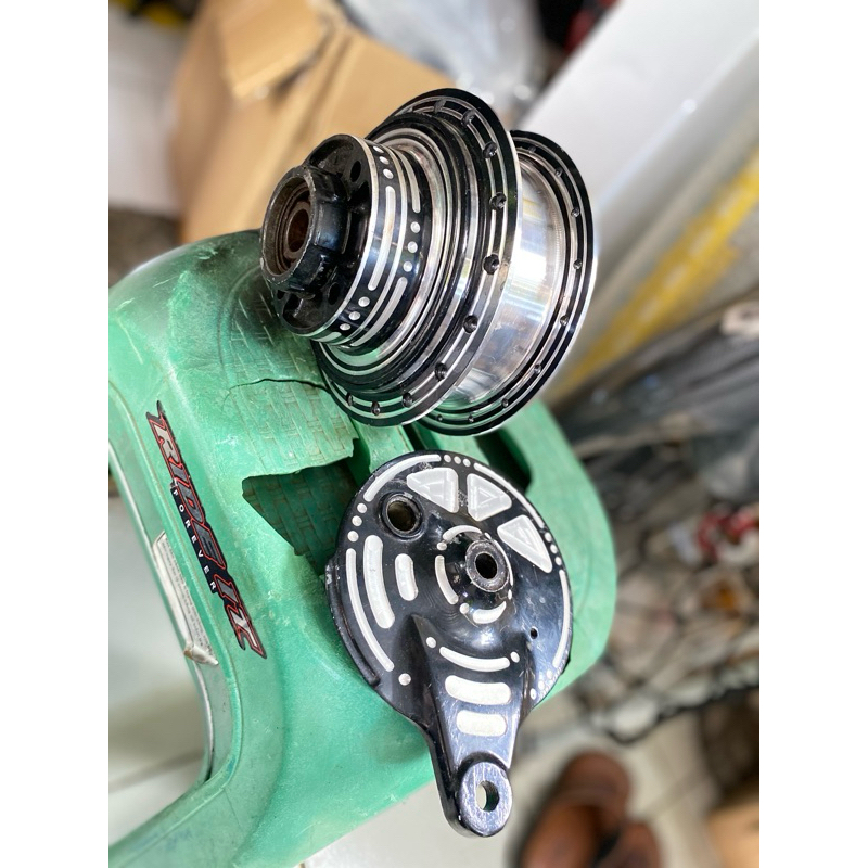 Tromol coak bubut belakang satria fu