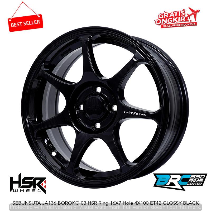 VELG RACING HSR SEBUNSUTA RING 16 MOBIL JAZZ RS GE8 DLL