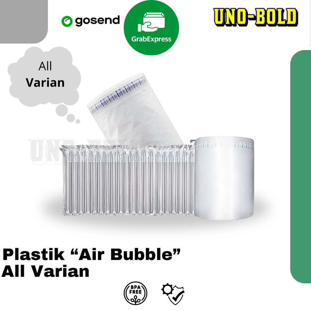 

INFLATABLE AIR BUBBLE CUSHION Wrap Fo-Air / Bubble Wrap Angin Tebal Roll / Poly Air Bubble BERBAGAI UKURAN