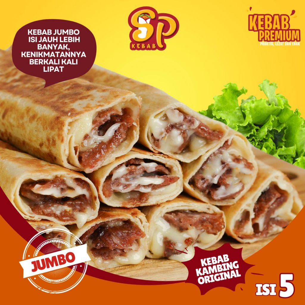 

KEBAB JUMBO DAGING KAMBING SPkebab Daging Kambing ORIGINAL - KEBAB PREMIUM , KEBAB HALAL, KEBAB SEDANG FROZEN , KEBAB BEEF , KEBAB CHICKEN , KEBAB LAMB KEBAB SEDANG ISI 5 AUTHENTIC TURKI CEMILAN FROZEN