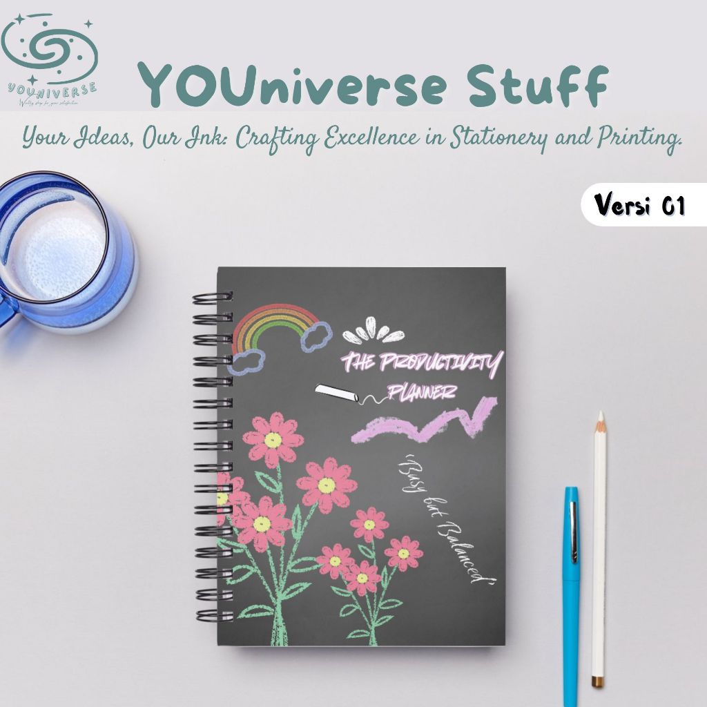 

Planner Spiral A5 Daily Weekly Monthly Planner Floral/Flowers Pattern/Jurnal Book/Planner Cute murah