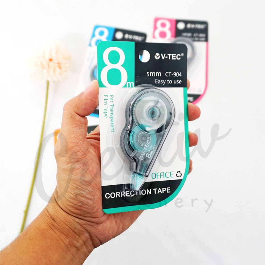 

V-tec Correction Tape Tip Ex Kertas CT-904 8 METER