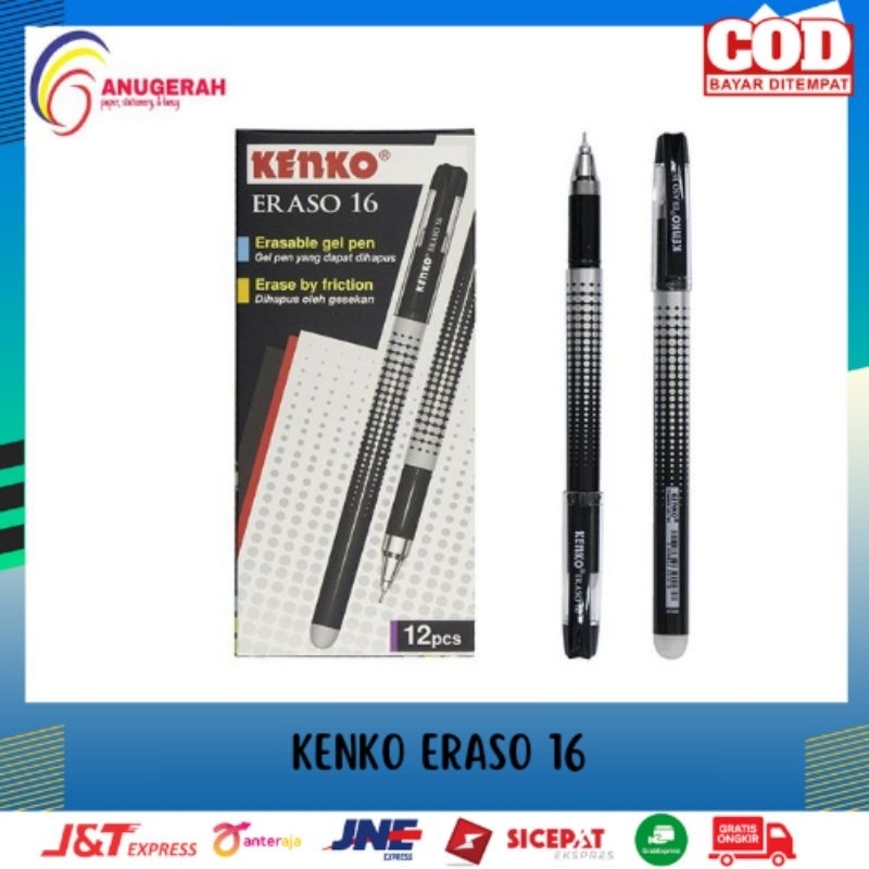

KENKO ERASO 16 BOLPOIN HITAM (LSN)