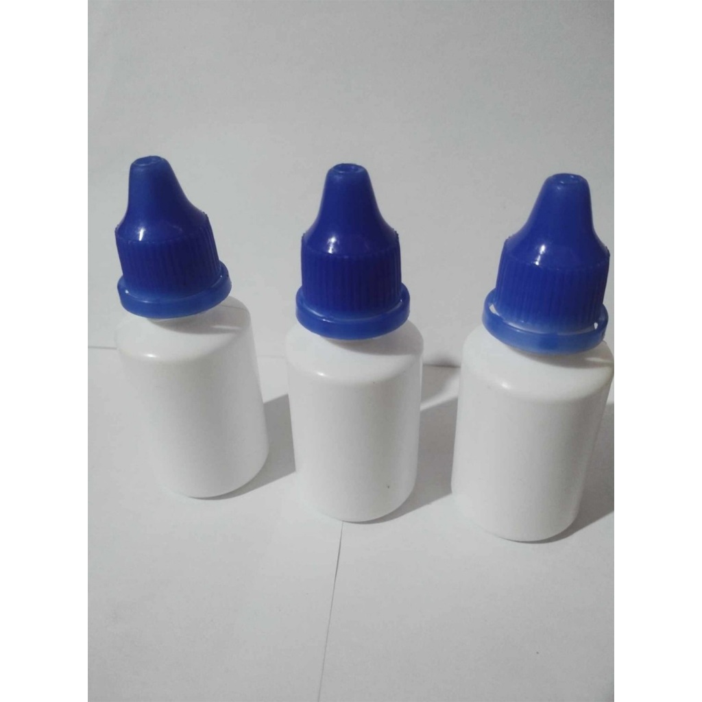 BOTOL TETES 30 ML BAHAN PLASTIK HDPE LDPE TUTUP BIRU