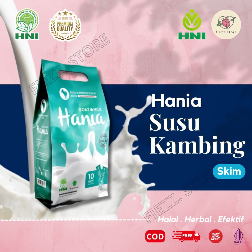 

Susu kambing Hania Skim HNI HPAI susu kambing