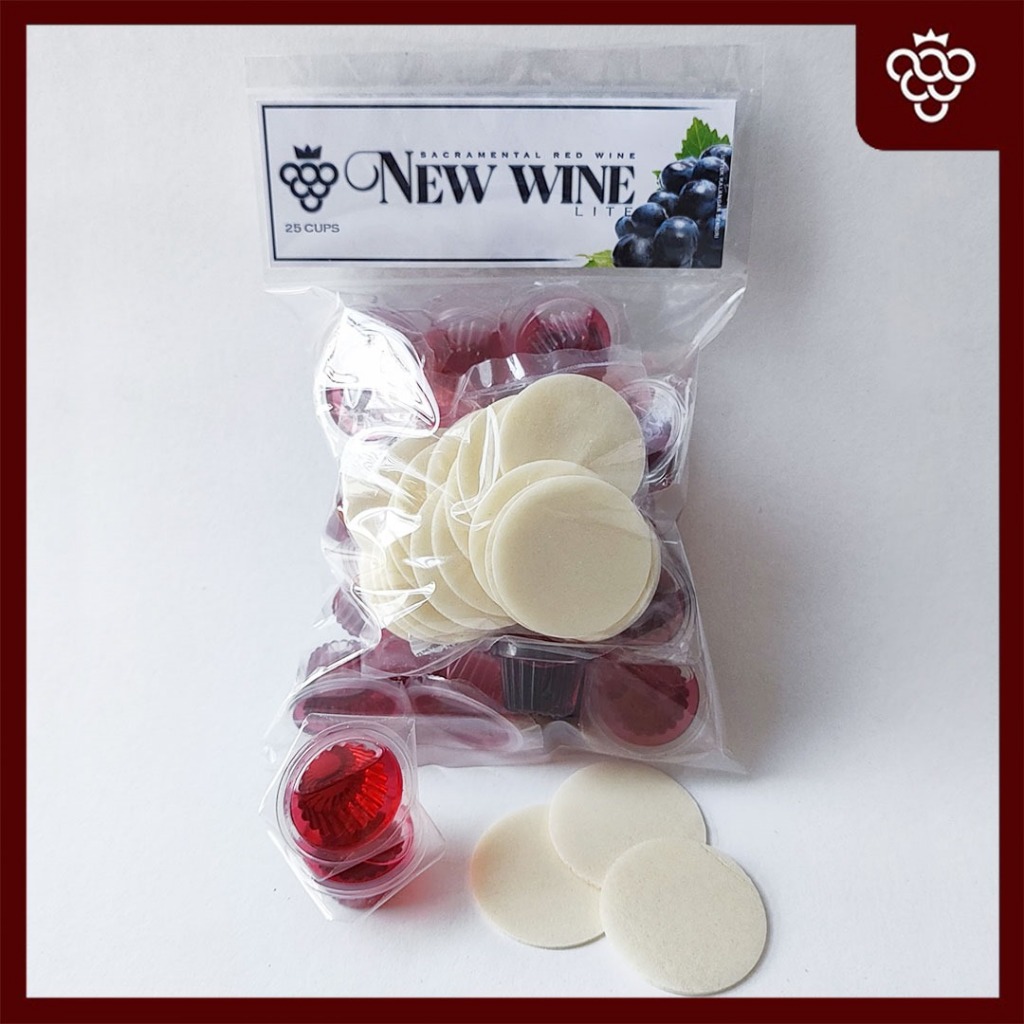 

Minuman Anggur Perjamuan Kudus Lite + Hosti Polos Besar - isi 25,50,100