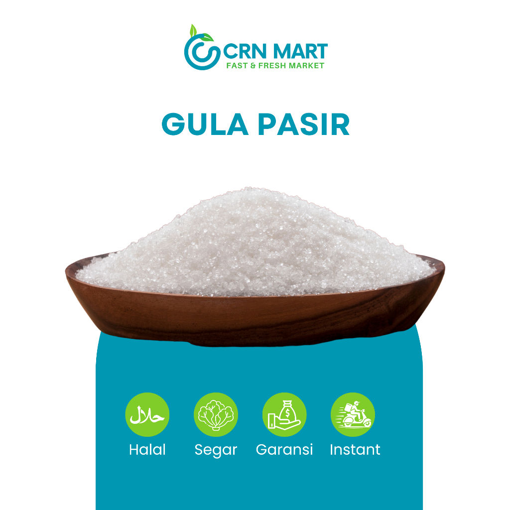 

CRN MART - Gula Pasir Putih Kiloan/Gula Pasir Putih Kemasan Repack