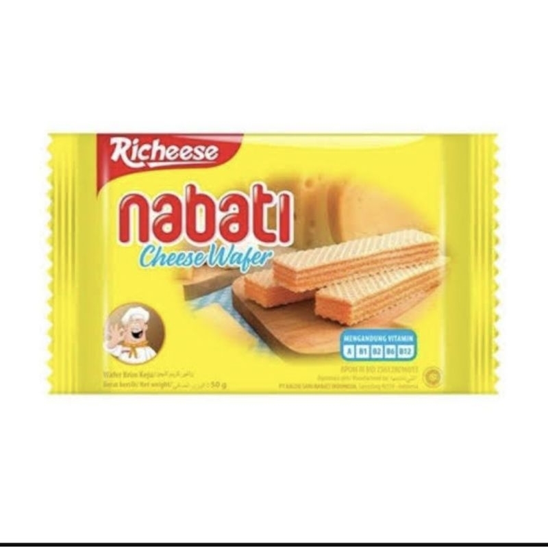 

NABATI WAFER COKLAT/ KEJU 37 gram X 10 bks 37 GR (10bks)