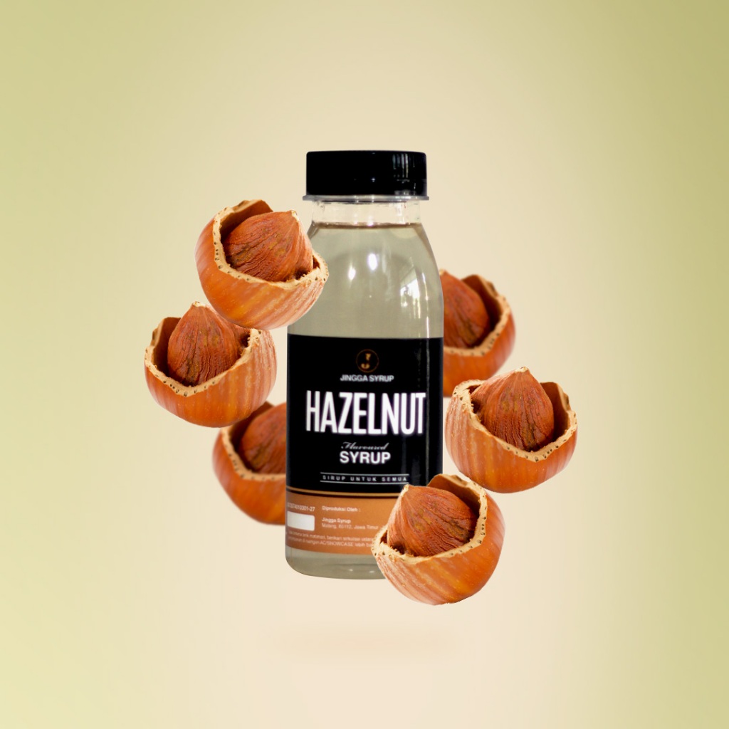 

JINGGA Hazelnut Syrup 100ml - Sirup Hazelnut Untuk Kopi Latte Chocolate Milkshake