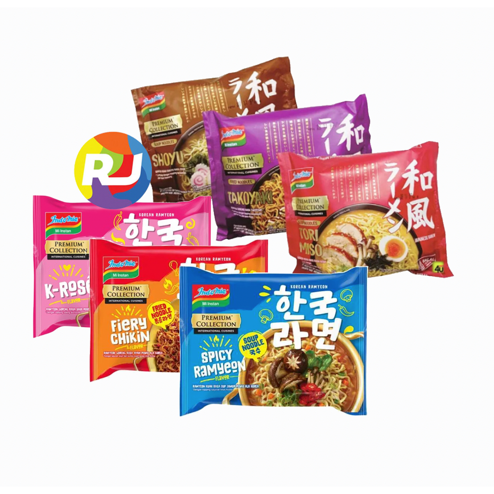 

Indomie PREMIUM Collection Korea / Japanese Ramen - ALL VARIAN