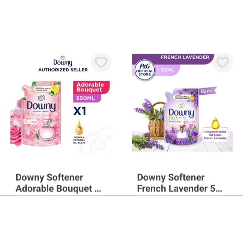 Downy passion 720 ml . Downy parfum collection . Downy pelembut dan pewangi pakaian 550 ml