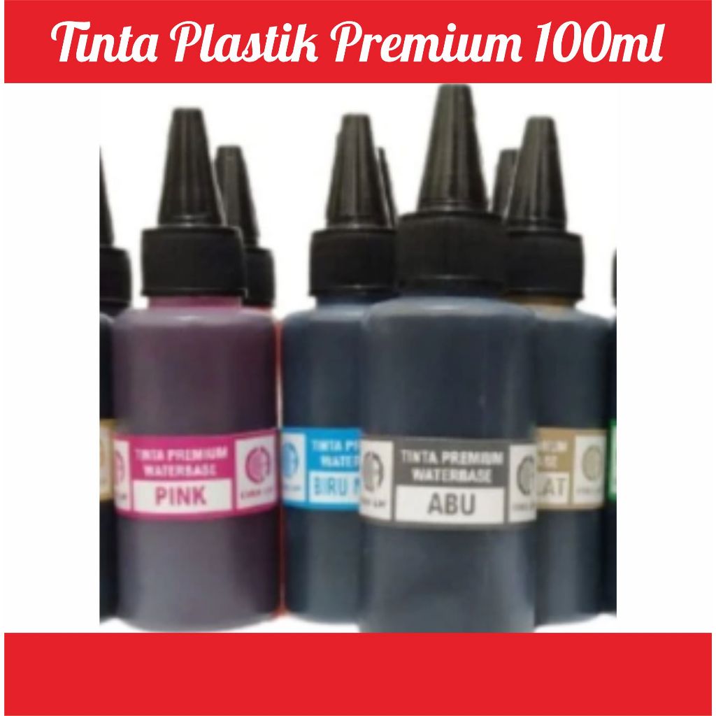 

Tinta Stempel Plastik Premium 100ml