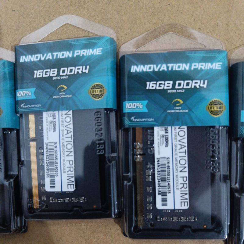 MEMORY LAPTOP RAM SODIMM DDR4 16GB 3200MHZ / RAM SODIMM INNOVATION 16GB DDR4 3200MHZ