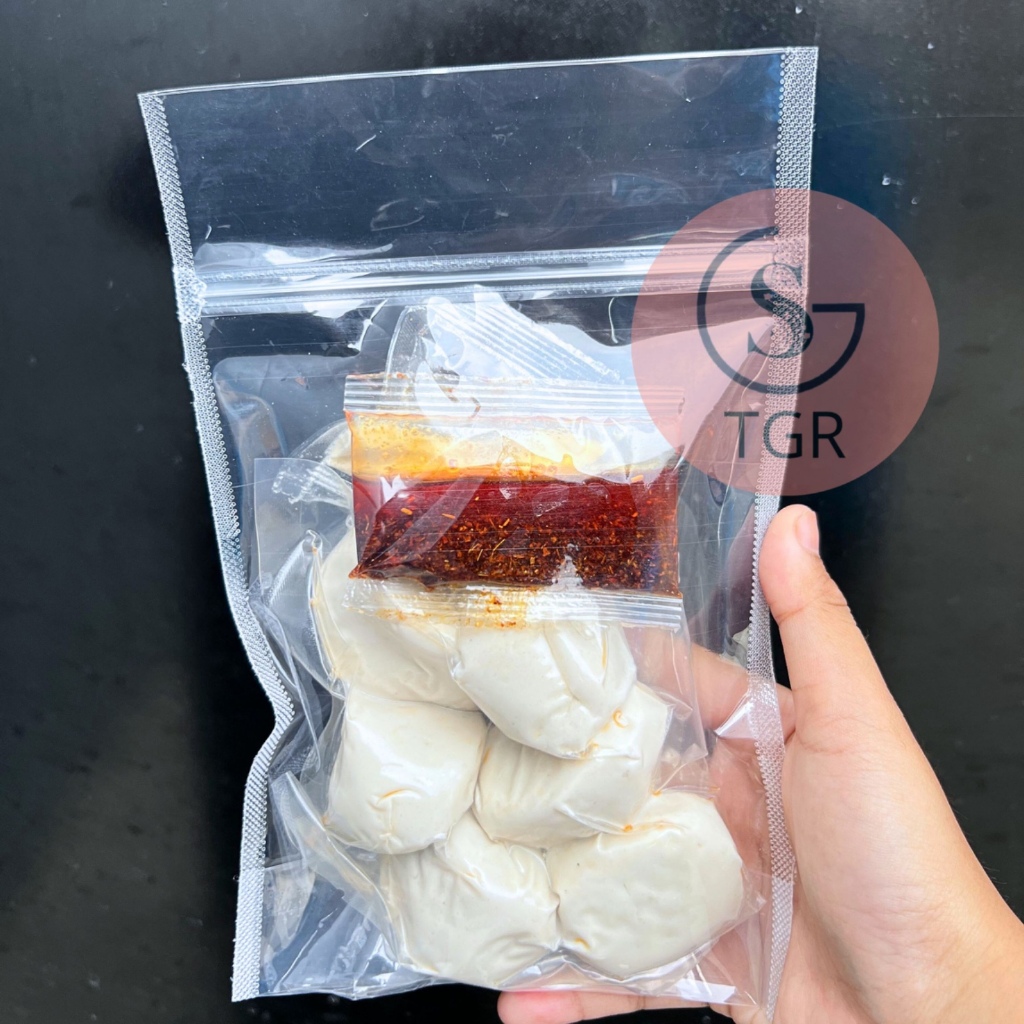 Mamam Ahahaa Cemilan Cipuk & Basreng Mentah Ikan Kemasan Besar Dan Kecil-Gudangsnacktgr