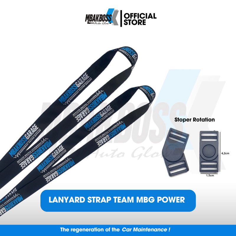 

MBAKBOSS GARAGE - Lanyard Team Mbg Power Mbakboss Garage