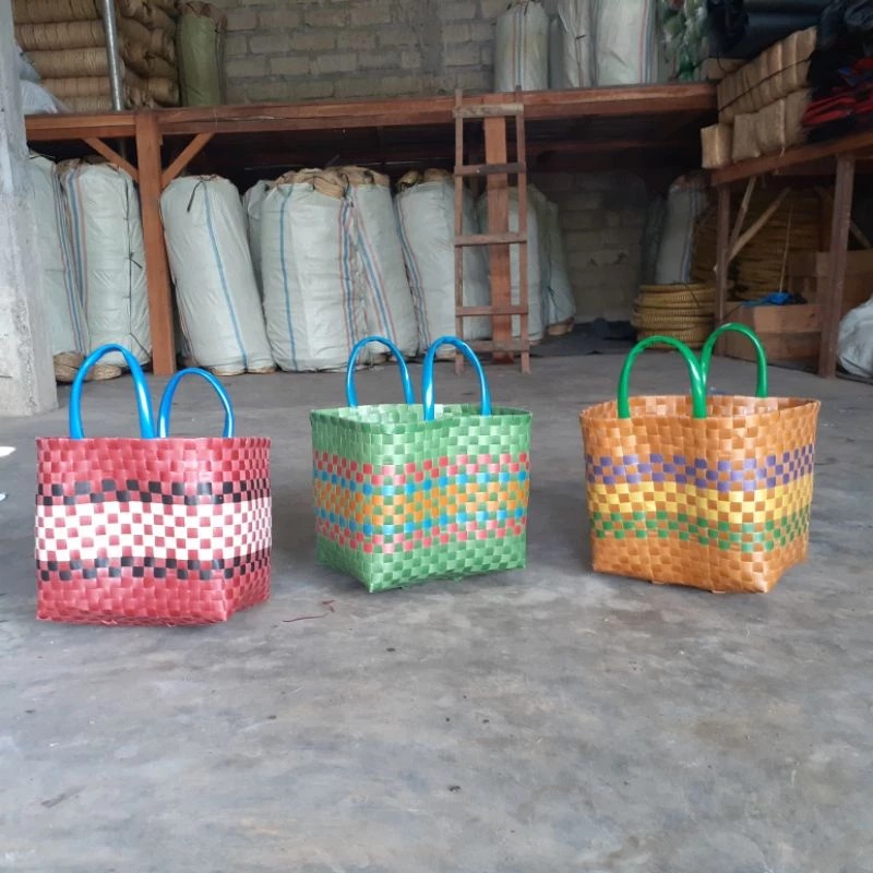 Tas Anyaman Plastik Tas Hantaran Premium Souvenir Tas Anyaman