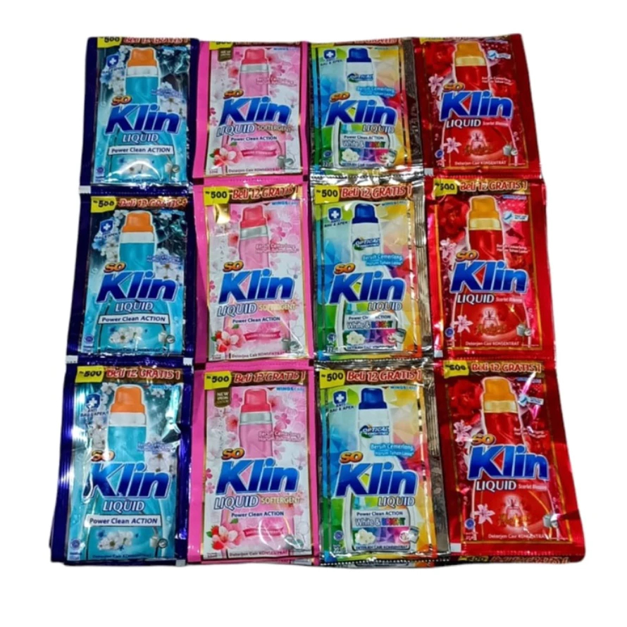 (14 SACHET) SOKLIN CAIR JUMBO LIQUID 1000