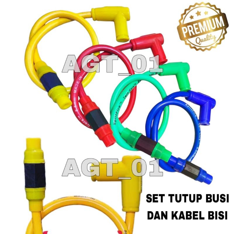 KABEL BUSI SPLITFIRE MODEL CANGKLONG / KABEL COIL KE BUSI / KABEL BUSI MOTOR / KABEL BUSI SPLITFIRE 