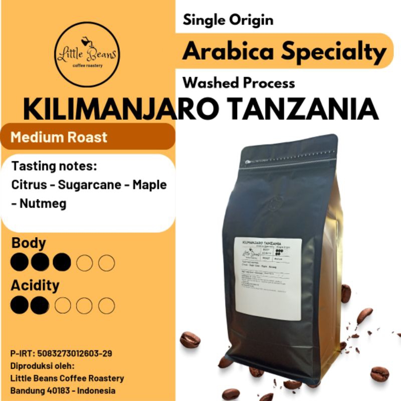 

Kopi Arabica Kilimanjaro Tanzania 800gr/400gr/200gr Biji/Bubuk