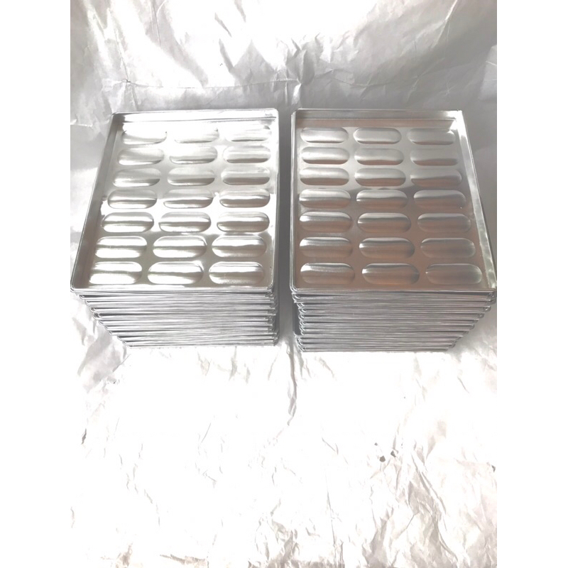 Loyang Lidah kucing 22x26 cm Loyang Kue Lidah kucing Loyang Kuker Cetakan Kue Kering Alumunium Tebal