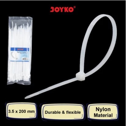 

Cable Ties Nylon / Pengikat Nylon Plastik Joyko CBT-11 (20cm)