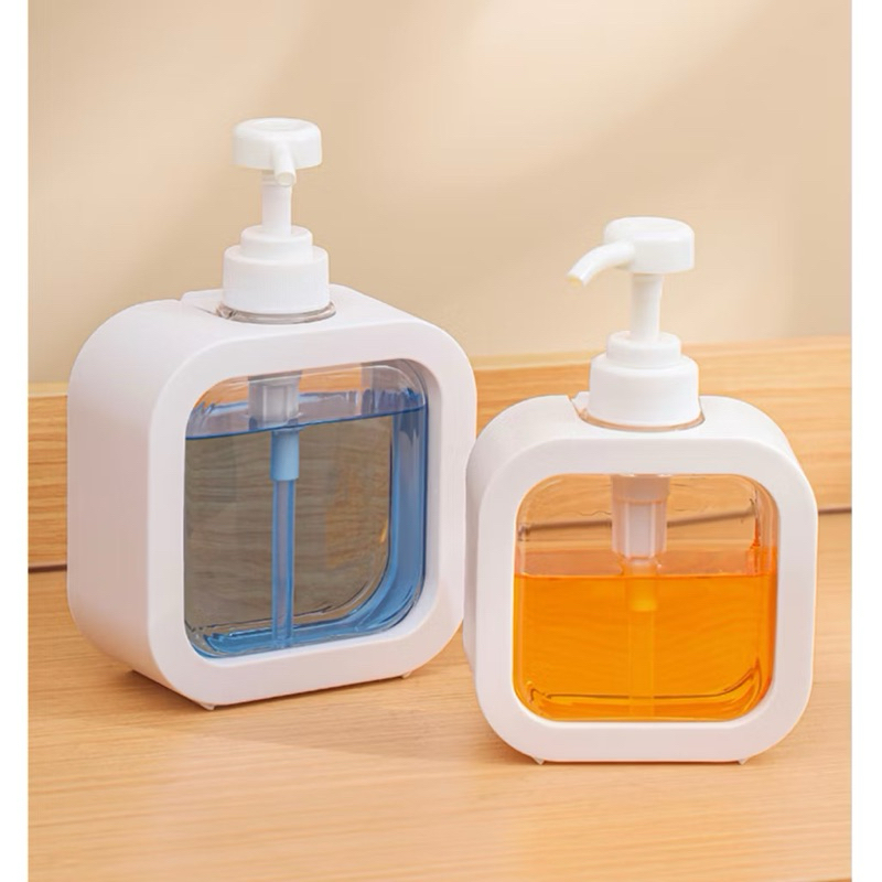 (kitty) Dispenser Sabun Botol Mandi Pump Botol Sabun Transparan