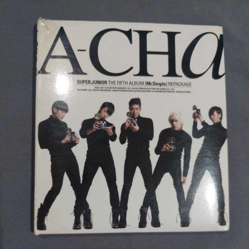 Unsealed Preloved Super Junior ACHA Album SM Entertainment