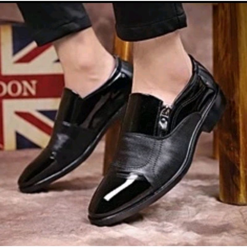 Sepatu Fantoufell Pria Sepatu Kantor BELLARIO Sepatu Model Kantor Terbaru Mengkilap Awet Original Im