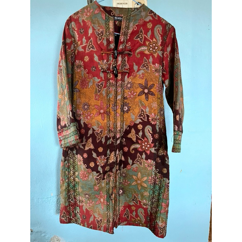 PRELOVED BAJU BATIK MERK RENDY BATIK UKURAN M