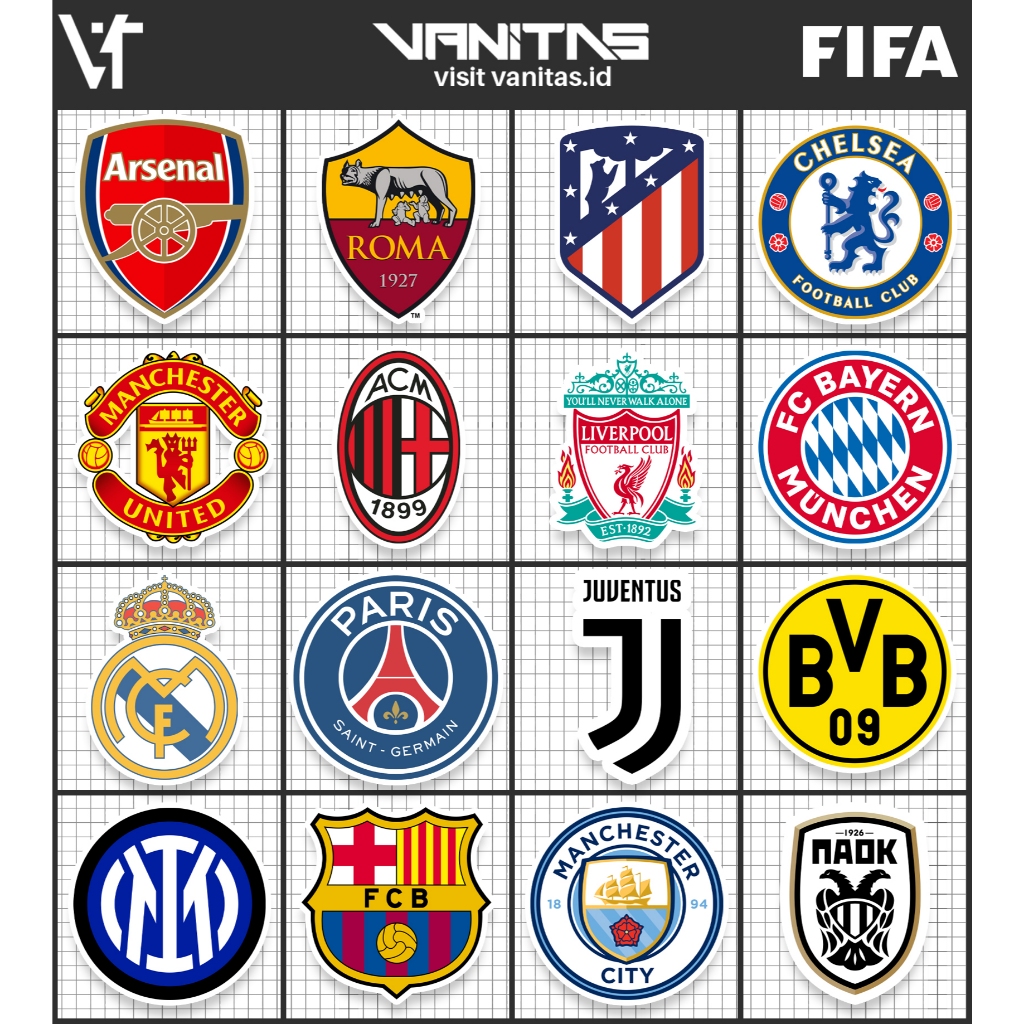 

Stiker/Sticker |Team Sepakbola Eropa | Sticker HP Aesthetic