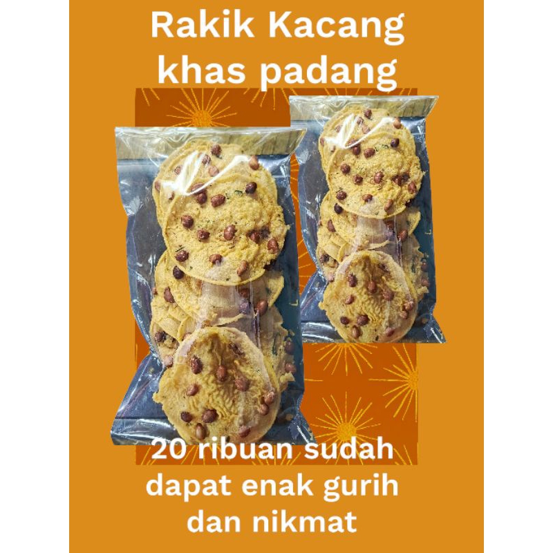 

Rakik kacang - peyek kacang - khas padang sumatera barat