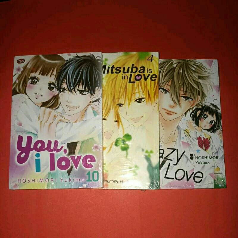[Set/Cabutan] Komik karya Hoshimori Yukimo : When Mitsuba Is In Love/ You, I Love/ Lazy In Love
