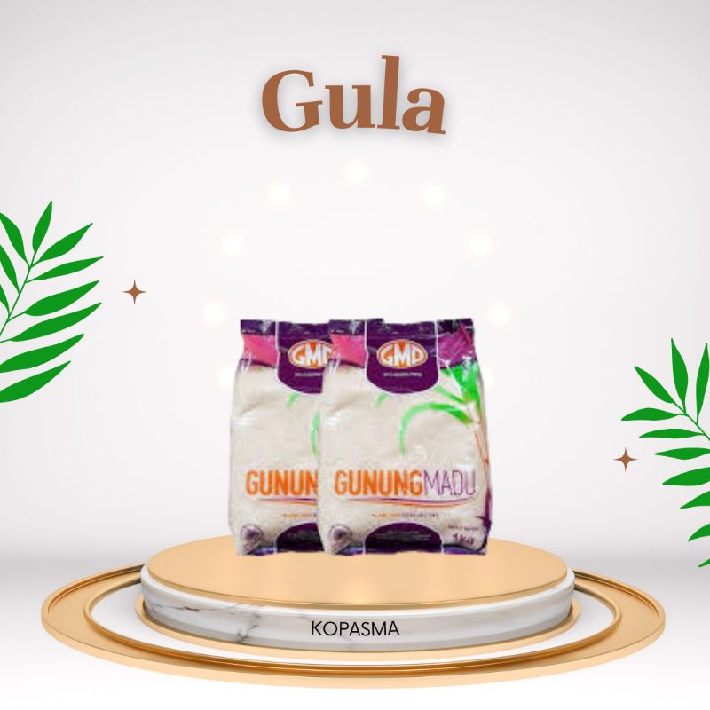 

(KOPASMA) Gula Pasir GMP Kemasan 1Kg