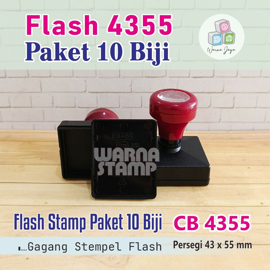 

Gagang Stempel Flash 4355 mm / PAKET 10 BIJI / Gagang Stamp Flash Persegi Panjang / Hanya Gagang Saja