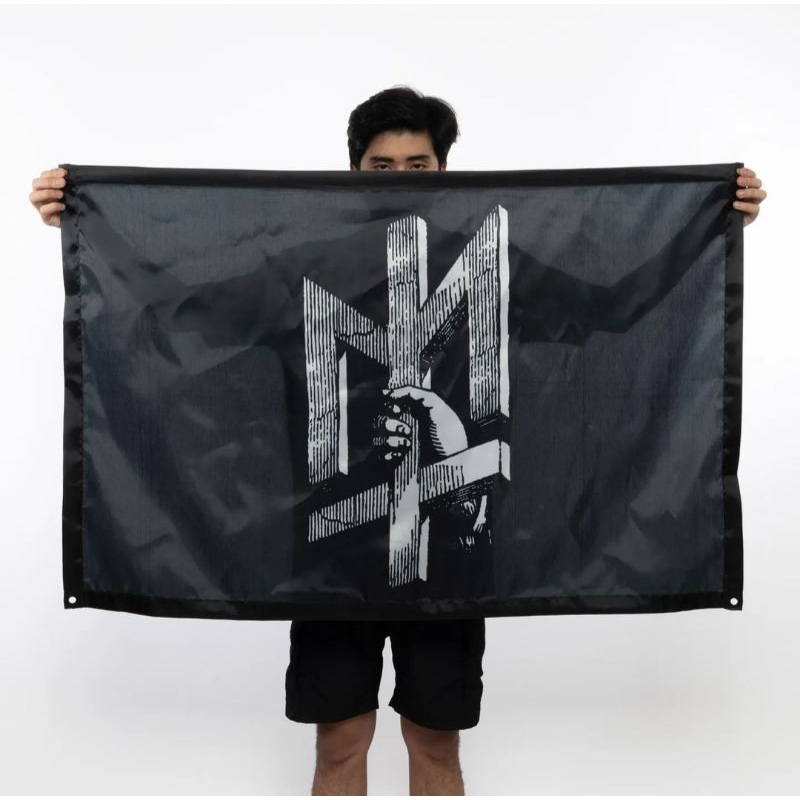 [ORIGINAL] FLAG BENDERA BACKDROP HIASAN DINDING FLAGS MATERNAL DISASTER ISSUE SKELETAL HOUSE GRIPEAT