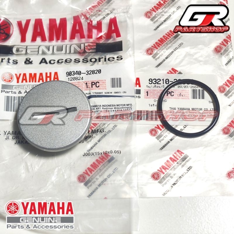 ORING + TUTUP KOIN CVT NOUVO Z LELE ORI YGP ORIGINAL YAMAHA PLUG KOIN BLOK BAK CVT