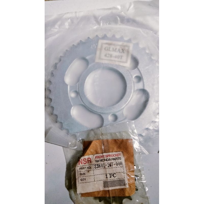 GEAR GIR GER DEPAN BELAKANG CB 100 GL 100 GL PRO NEOTECH MEGA PRO 428 14 T 40T WIF