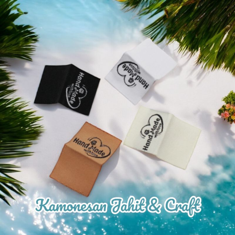 

Label Woven Handmade ( 10 pcs)