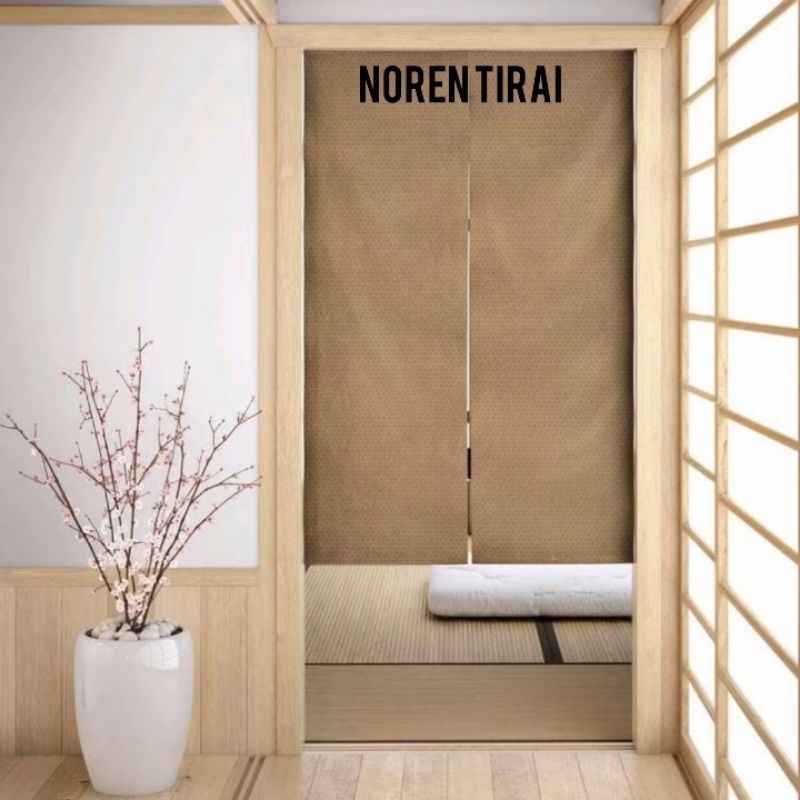 Noren Tirai Japan Tirai pintu Tirai sekat ruang tamu