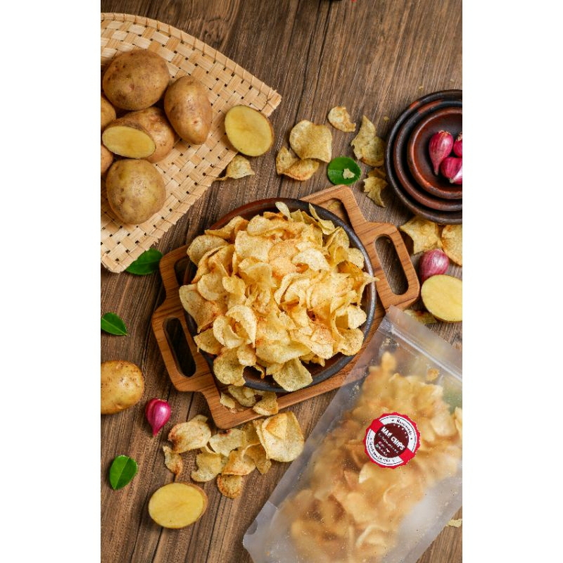 

Keripik Kentang Aslii 100% Kemasan Pouch Varian Original